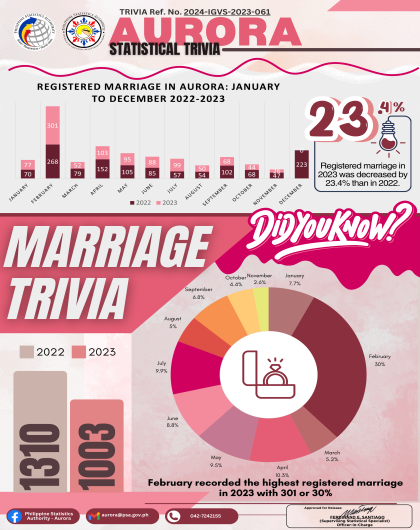 Vital Statistics Marriage Trivia 2023
