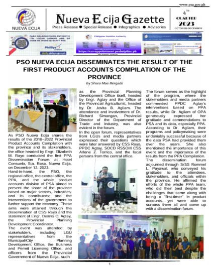 1st page 2023 gazette